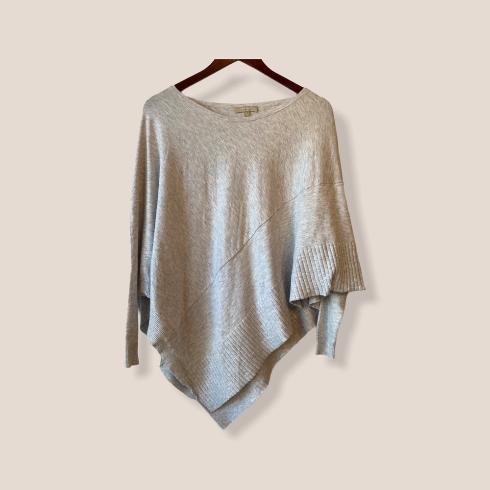 NWOT JOAN VASS Asymmetrical Pullover Sweater